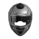 Шлем 909-А серый с белым size L (трансформер)  - TTG