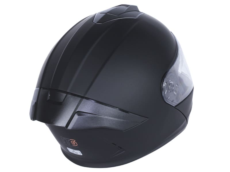 Шлем для мотоцикла, скутера 909 TTG трансформер (черный матовый, size L)