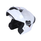 Шлем для мотоцикла, скутера 909 TTG трансформер (белый глянцевый, size L)