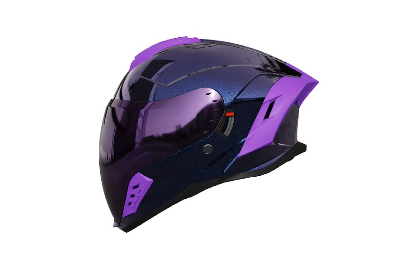 Шлем 905 хамелеон фиолетовый size L - TTG