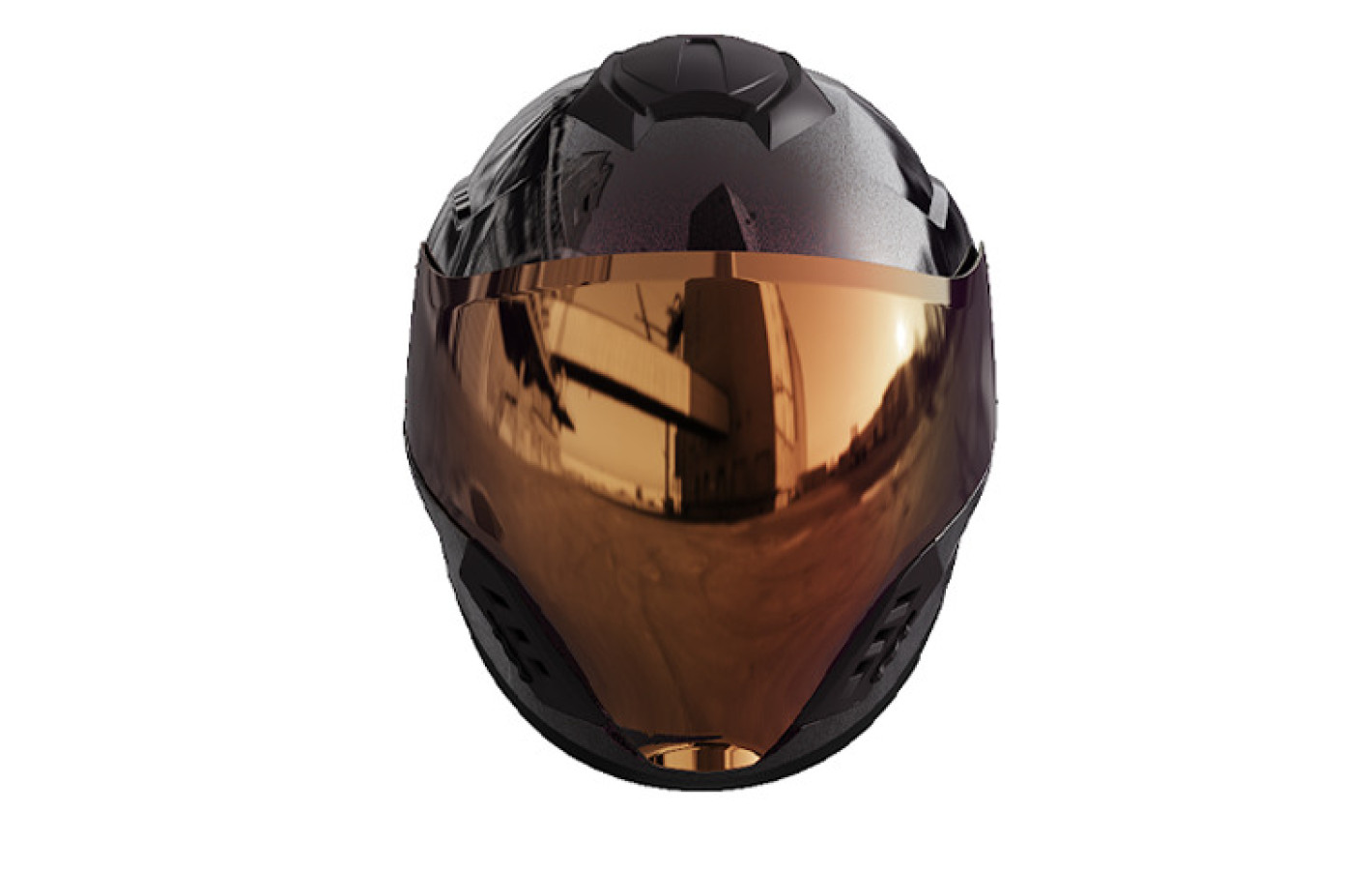 Шлем 905 хамелеон оранжевый size M - TTG