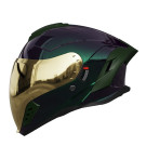 Шлем 905 хамелеон зелёный size M - TTG