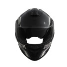 Шлем 902 черный с белой графикой - TTG