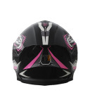Шлем 902 черный с розовой графикой - TTG