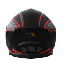 Шлем 902 черный с красным - TTG