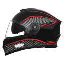 Шлем 902 черный с красным - TTG