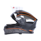 Шлем для мотоцикла, скутера 902 Hunter TTG интеграл (черный с оранжевым, One size 54-61 см)