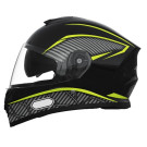 Шлем 902 черный с зелёным - TTG