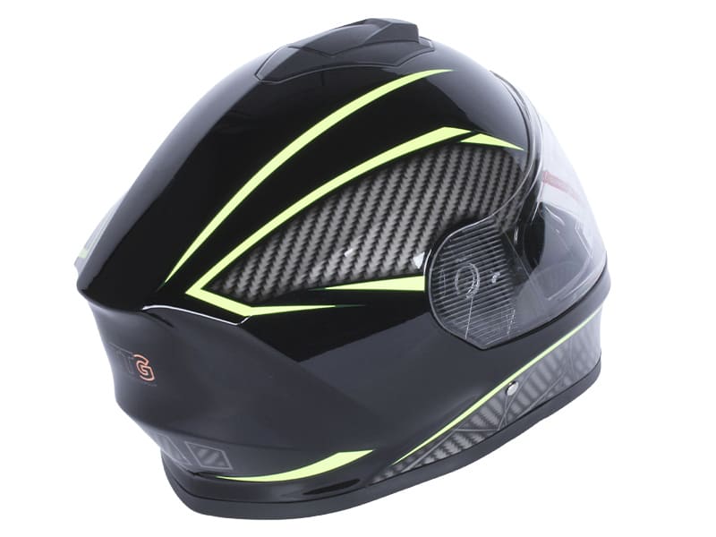 Шолом для мотоцикла, скутера 902 Hunter TTG інтеграл (чорний із зеленим, One Size 54-61 см)