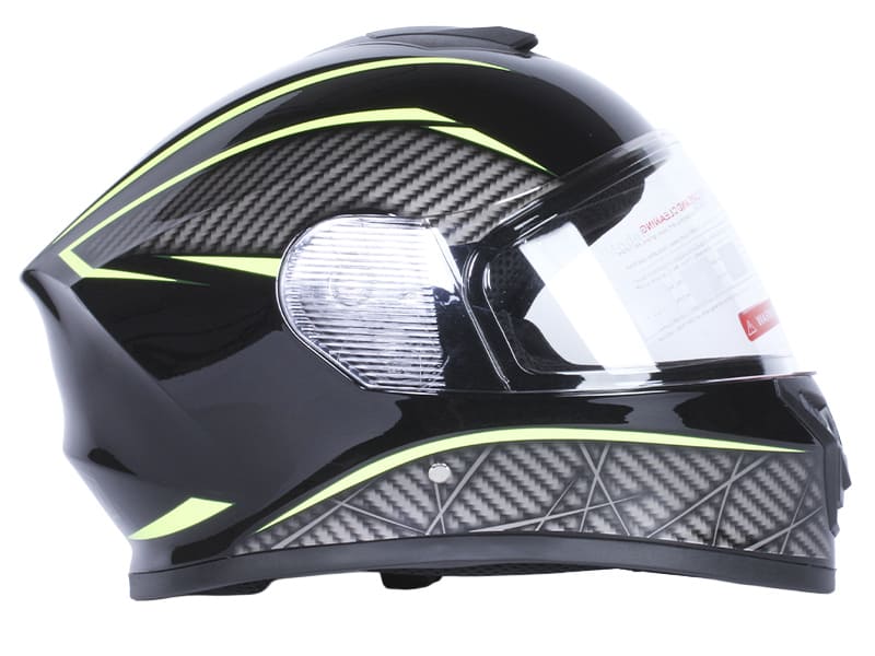 Шолом для мотоцикла, скутера 902 Hunter TTG інтеграл (чорний із зеленим, One Size 54-61 см)