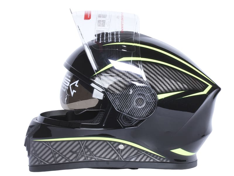 Шолом для мотоцикла, скутера 902 Hunter TTG інтеграл (чорний із зеленим, One Size 54-61 см)