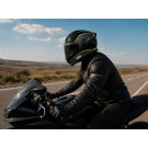 Шолом для мотоцикла, скутера 902 Hunter TTG інтеграл (чорний із зеленим, One Size 54-61 см)