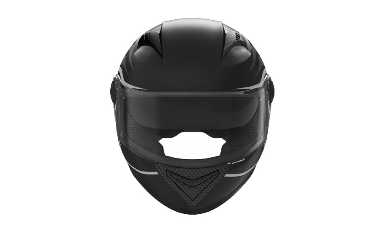 Шлем 557 черный с серым - TTG