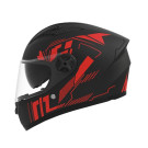Шлем 557 черный с красным - TTG