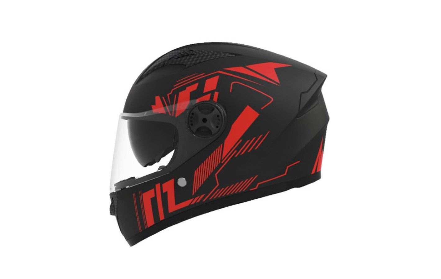 Шлем 557 черный с красным - TTG