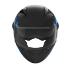 Шлем 557 черный с синим - TTG
