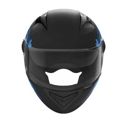 Шлем 557 черный с синим - TTG