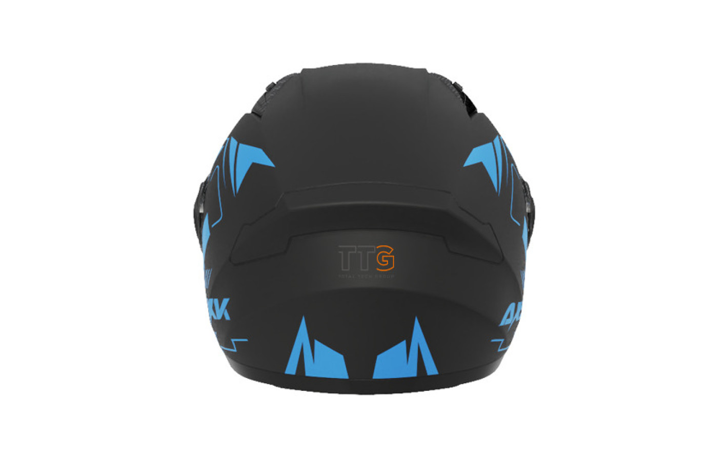 Шлем 557 черный с синим - TTG
