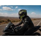 Шлем для мотоцикла, скутера 557 Mechanical TTG интеграл (черный с зелёным, One Size 54-61 см)