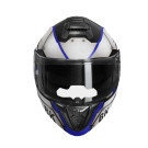 Шлем 900 серый с синим size M (трансформер) - TTG