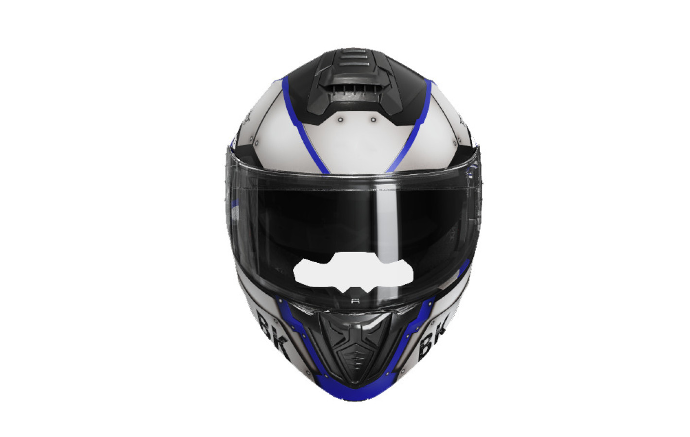 Шолом 900 сірий із синім size L (трансформер) - TTG