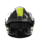 Шлем 900 черный с жёлтой графикой size M (трансформер)  - TTG