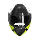 Шлем 900 черный с жёлтой графикой size L (трансформер)  - TTG