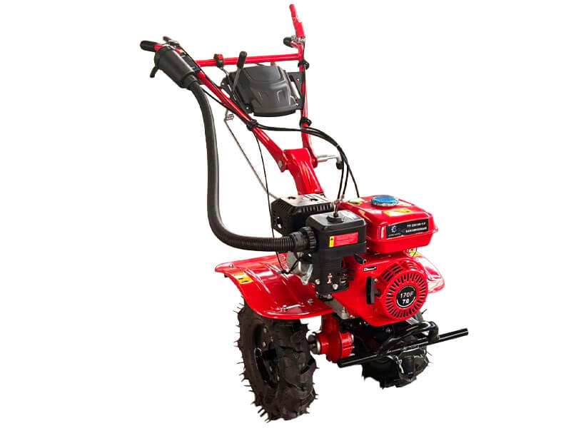 Мотоблок TT-ZX100-1 (редуктор) колесо 4,00×8 (безповітряне), (2+1), двигун 170F (7 л.с.) (з верхнім фільтром) - бензин