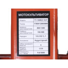 Мотоблок ТТ-1100D(3-12)-ZX TT AGRO MOTO с бензиновым двигателем 177F, 9 л.с.
