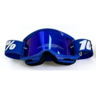 Мотоокуляри 308-3 сині з білим - VIRTUE