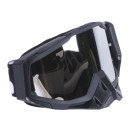 Мотоочки 309-8 черные с серым (линза серебро) VIRTUE