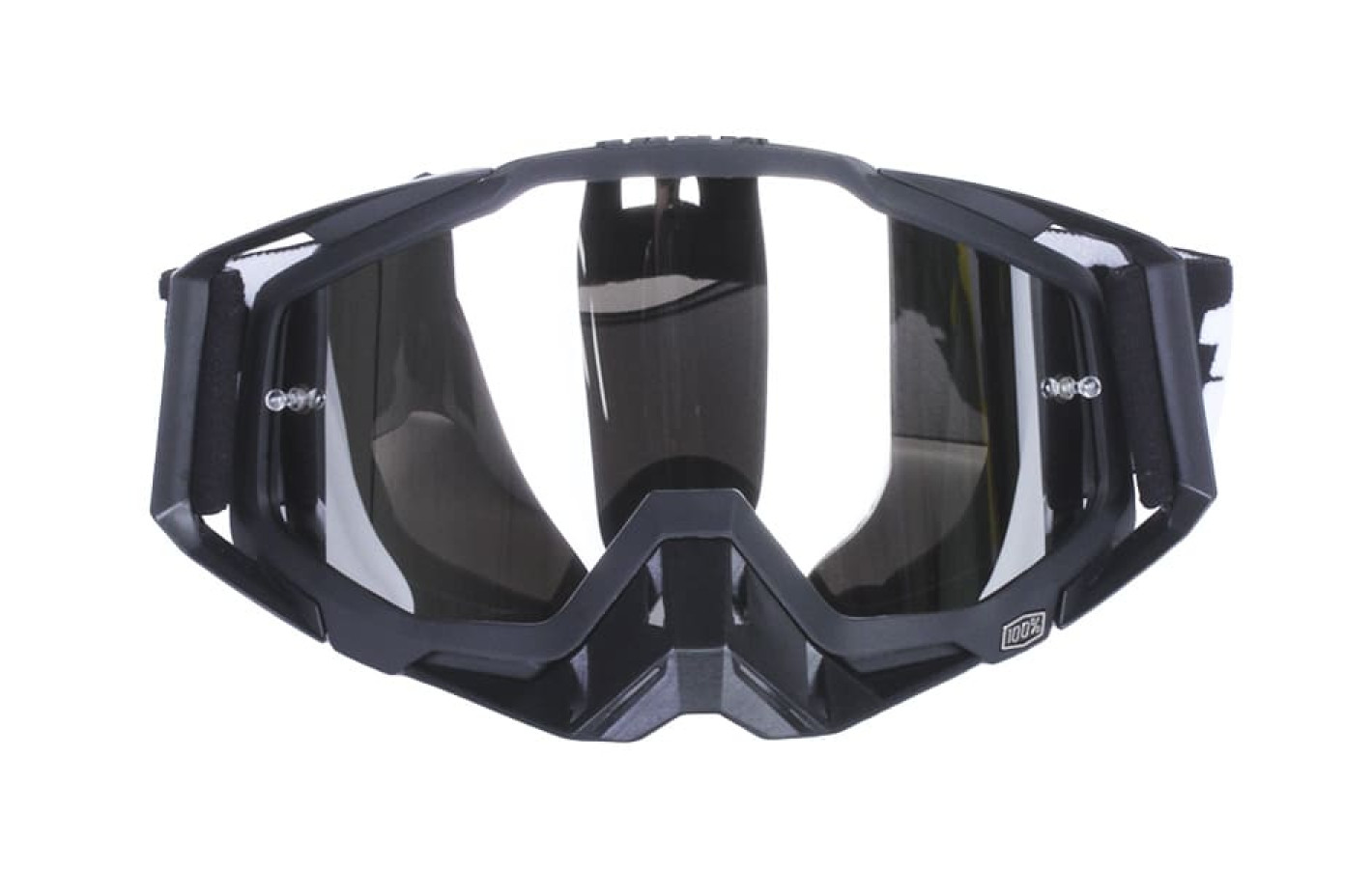 Мотоочки 309-8 черные с серым (линза серебро) VIRTUE