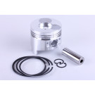 Поршневий комплект 78,25 мм (тупий конус форкамери):TT-AGRO-MOTO на дизельний двигун 178F генератора GN 3,5 KW, 8 одиниць
