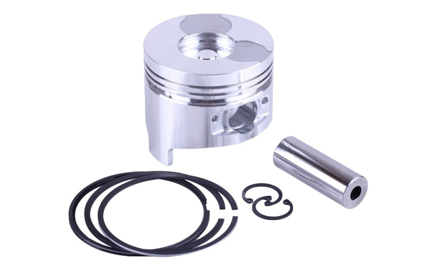 Поршневий комплект 78,50 мм (тупий конус форкамери) TT-AGRO-MOTO на дизельний двигун генератора 178F GN 3,5 KW, 8 одиниць