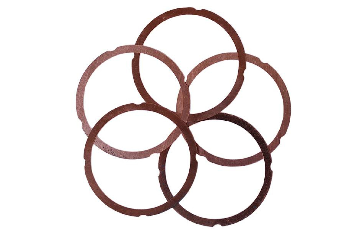 Прокладка головки циліндра TT AGRO MOTO мідна на дизельний двигун 178F генератора GN 3.5.KW, к-т: 5 шт.