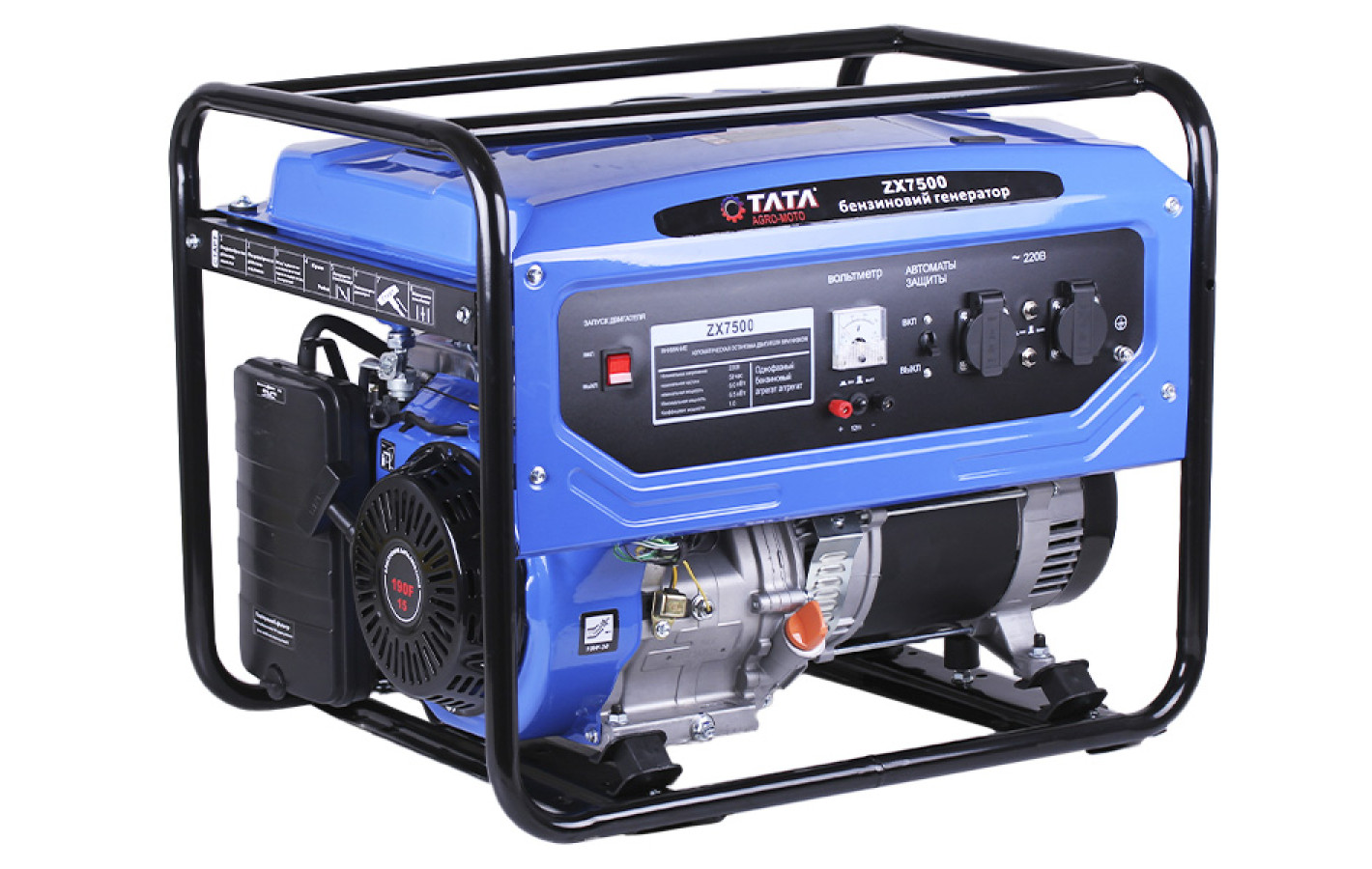Генератор бензиновий ZX7500 6.0/6.5KW TT AGRO MOTO, Б/В