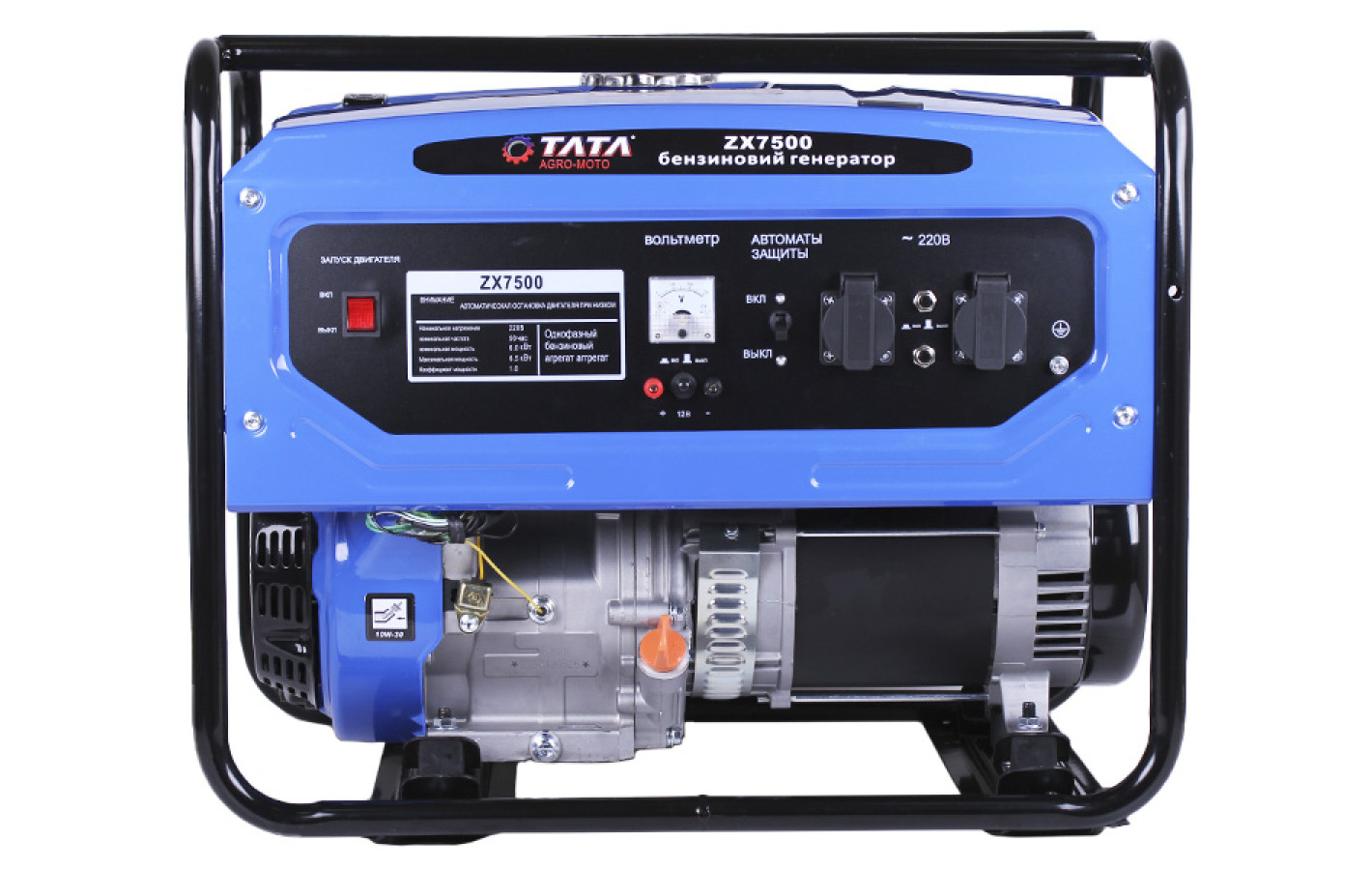 Генератор бензиновий ZX7500 6.0/6.5KW TT AGRO MOTO, Б/В