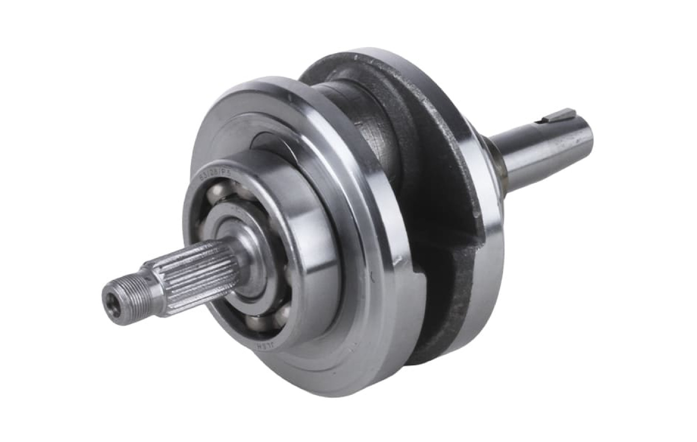 Колінвал YBX на бензиновий двигун СВ-125, з підшипниками 2 шт.: 63/28/P5, тип 2