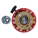 Стартер ручной старого образца в сборе со стаканом YBX на бензиновый двигатель 177F