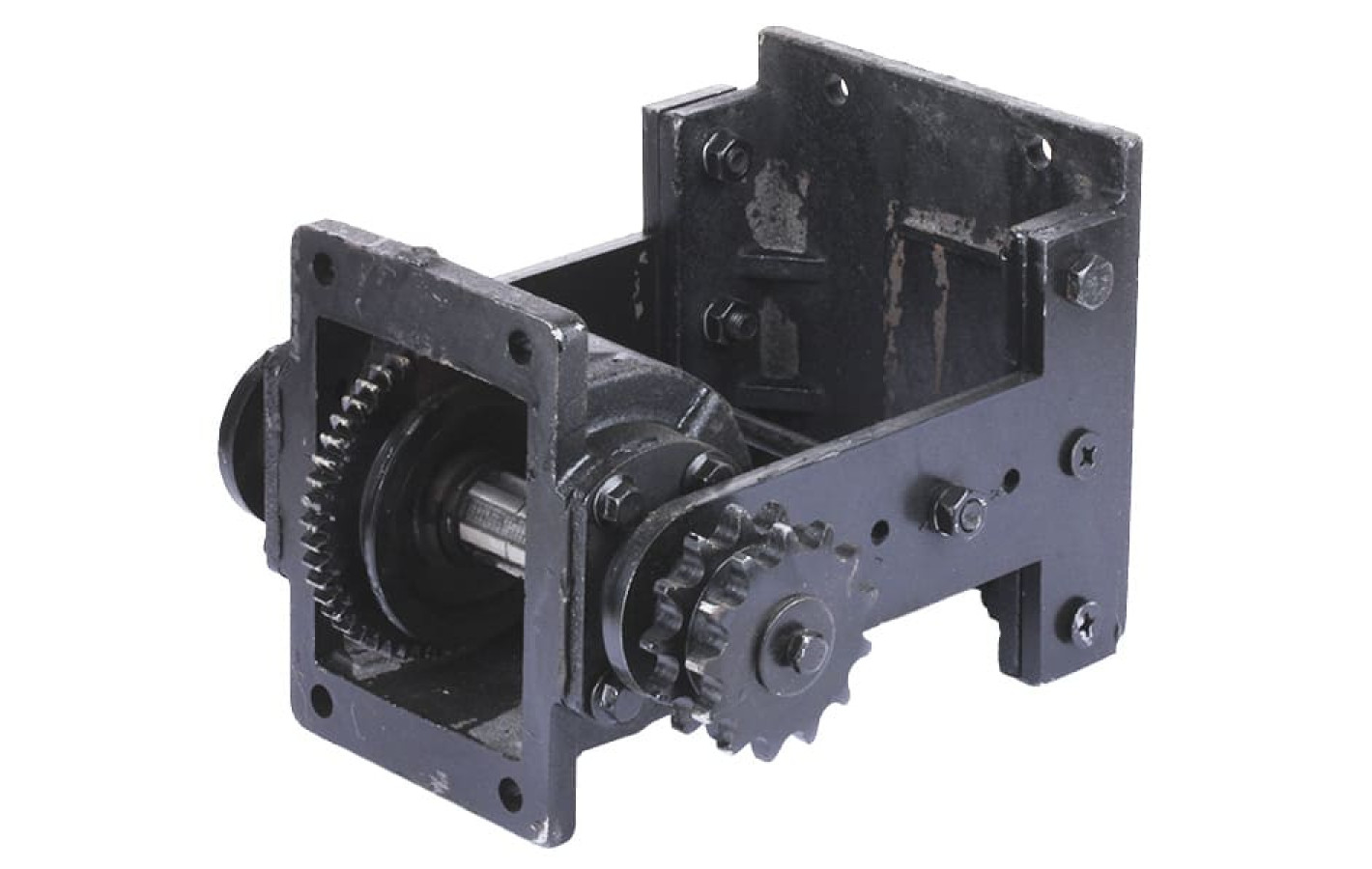 Переходной редуктор фрезы в сборе YBX на мототрактор, без гидравлики, тип 2