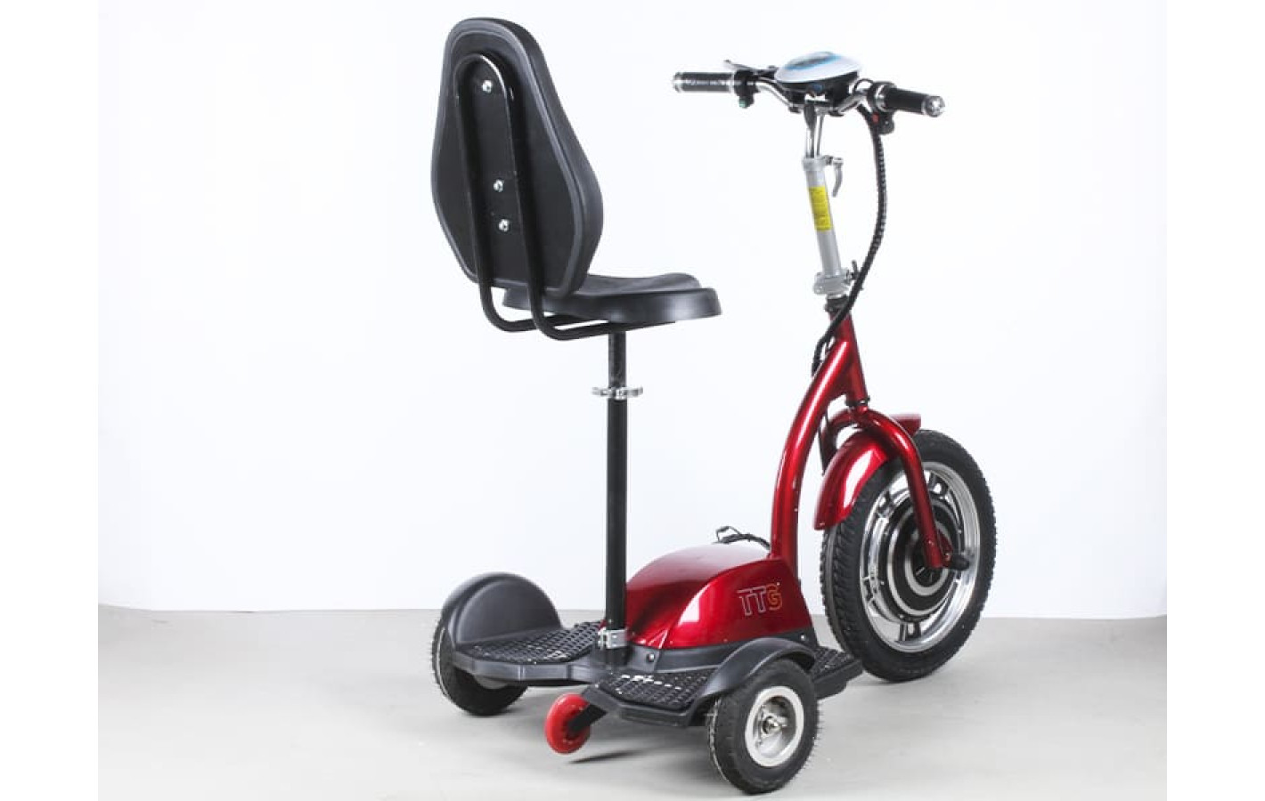Електросамокат із сидінням (сидіння - спинка) TTG SM T06-1 36V350W 12AH червоний, Б/У