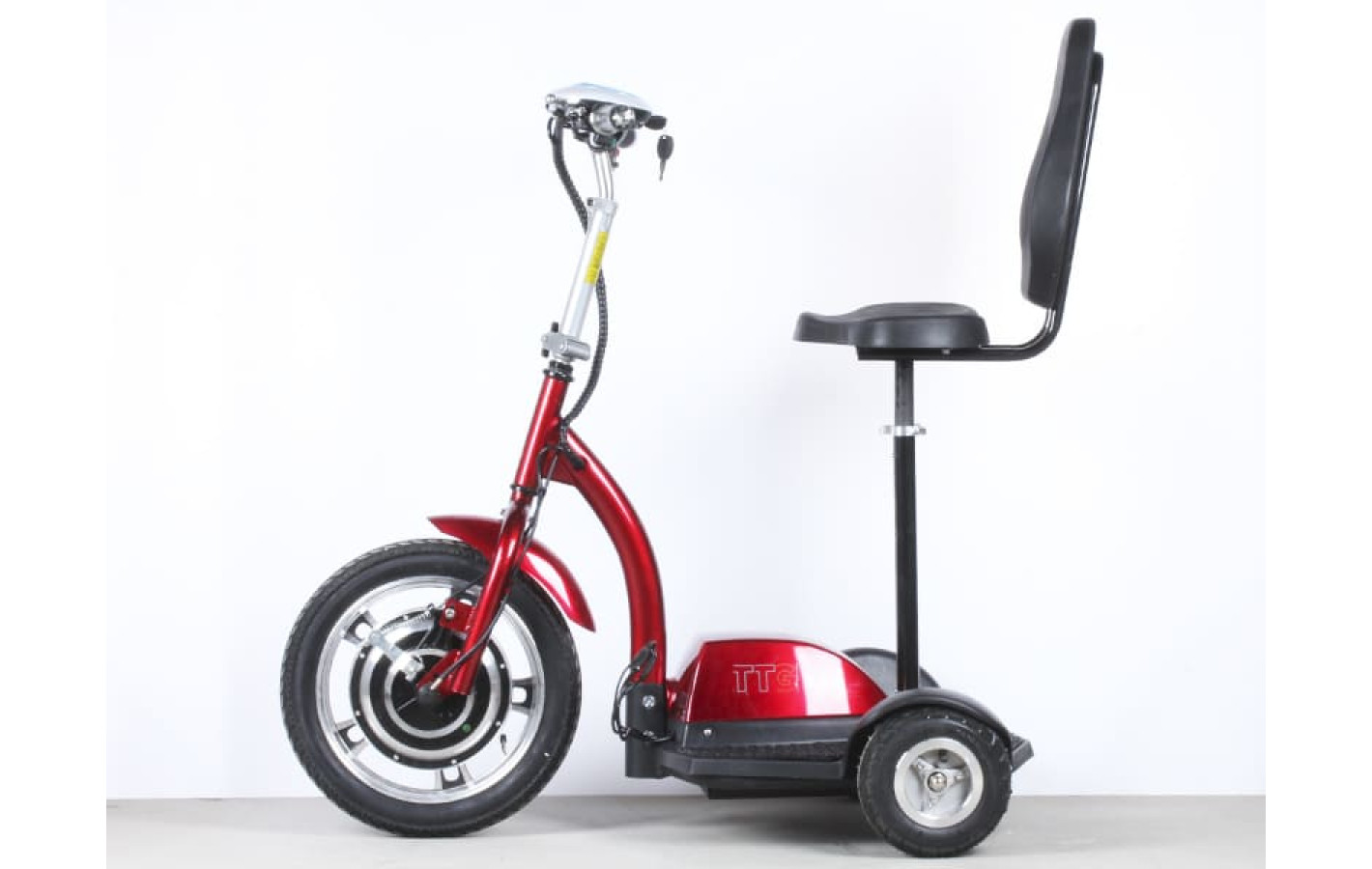 Електросамокат із сидінням (сидіння - спинка) TTG SM T06-1 36V350W 12AH червоний, Б/У