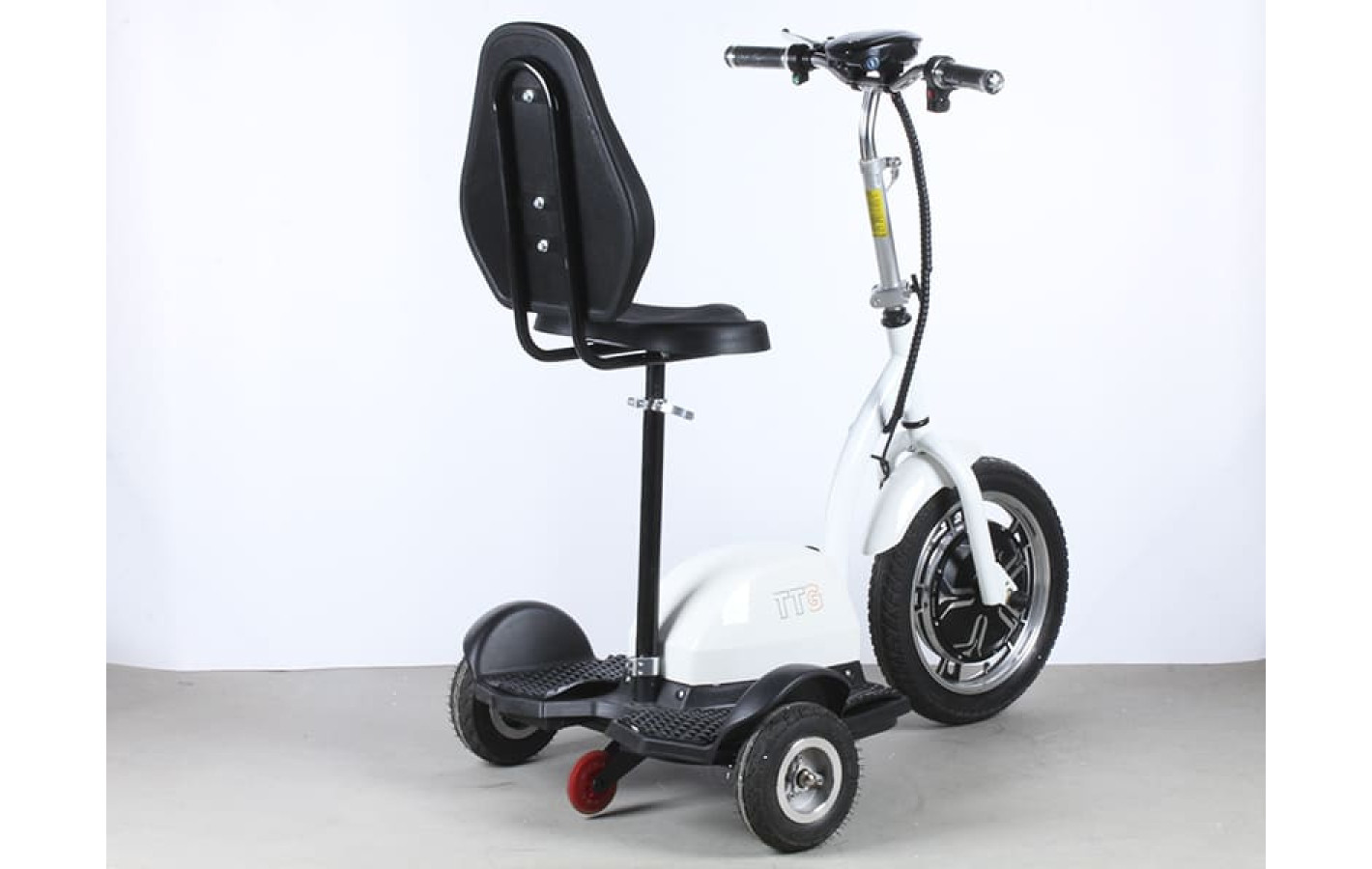 Електросамокат із сидінням (сидіння - спинка) TTG SM T06-2 48V 500W 12AH білий, Б/У