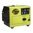 Генератор дизельний KDE7000S 4.5/5.0KW 220V YBX (однофазний, безшумний) двигун 186FE, Б/У