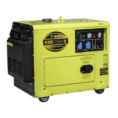 Генератор дизельний KDE7000S 4.5/5.0KW 220V YBX (однофазний,..