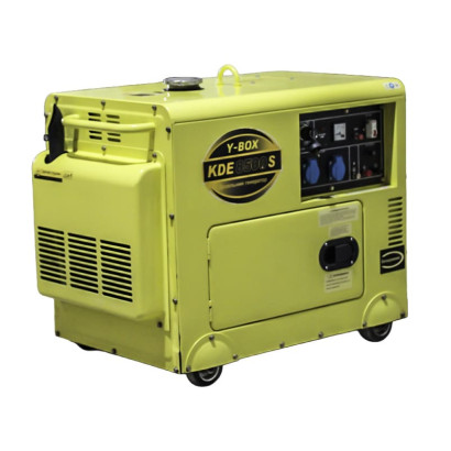 Генератор дизельний KDE8500S 6.0/6.5KW 220V YBX (однофазний,..