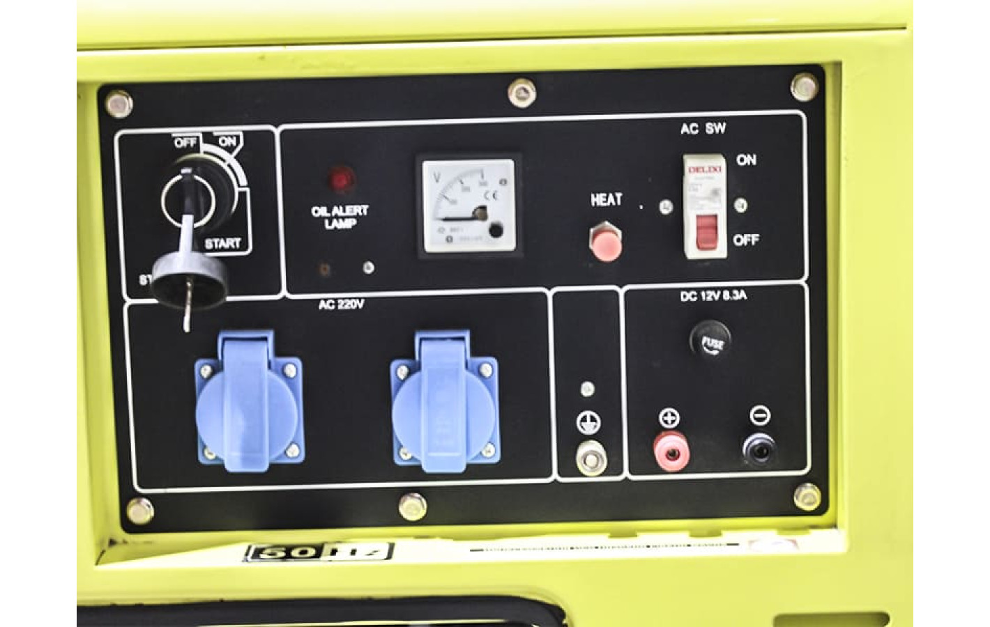 Генератор дизельний KDE8500S 6.0/6.5KW 220V YBX (однофазний, зі свічкою розжарення, безшумний) двигун F192FE, Б/У