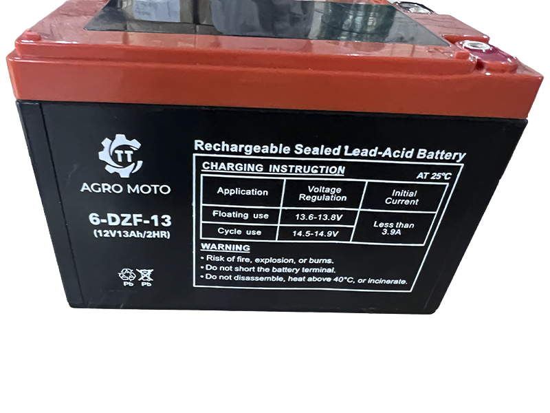Аккумулятор свинцово-кислотный TT AGRO MOTO 12V 13AH 150×101×99 мм