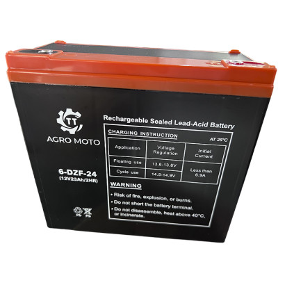 Аккумулятор свинцово-кислотный TT AGRO MOTO 12V 23AH 180×79×..