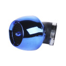 Фильтр нулевой "Турбина" 	TT AGRO MOTO на скутер, синий, Ø35 мм, 45°, посадочный диаметр - 47/35 мм